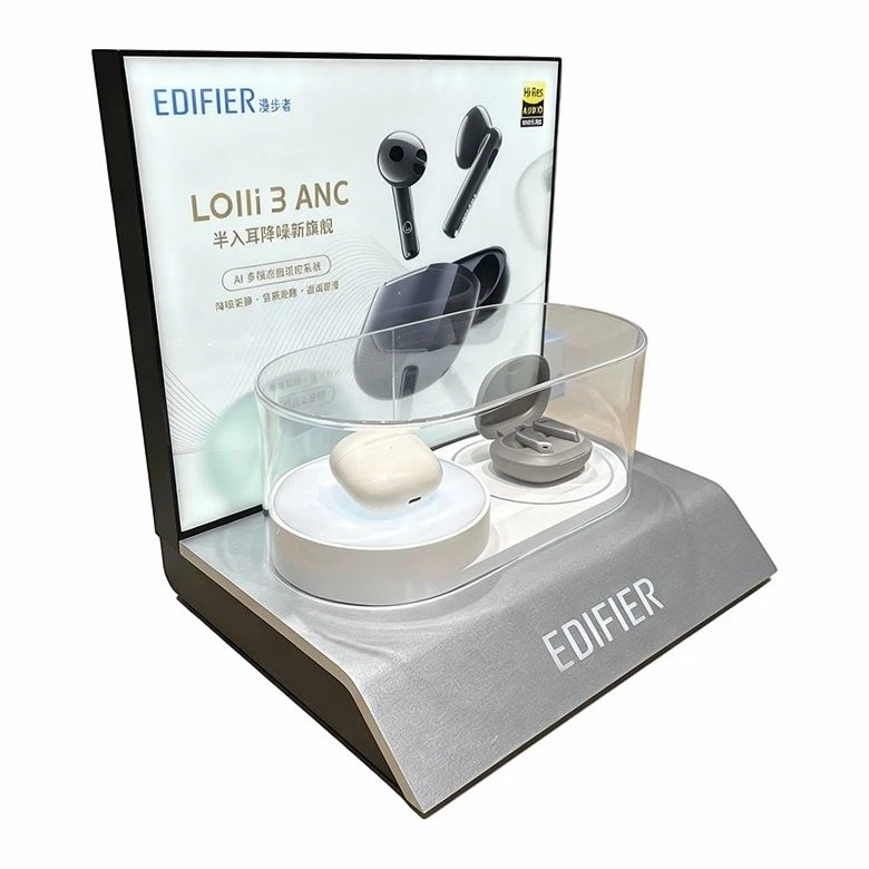 Rak Display Earbud Semi-Dalam-Telinga